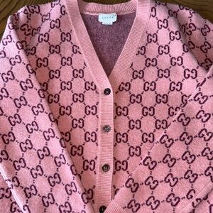 Gucci Pink Patterned Women's Sweater